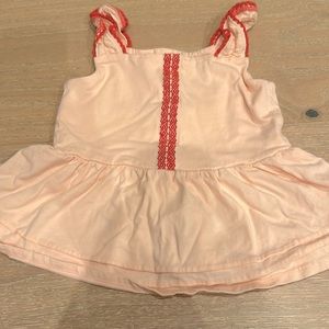 Janie and Jack peplum tank top. Like new